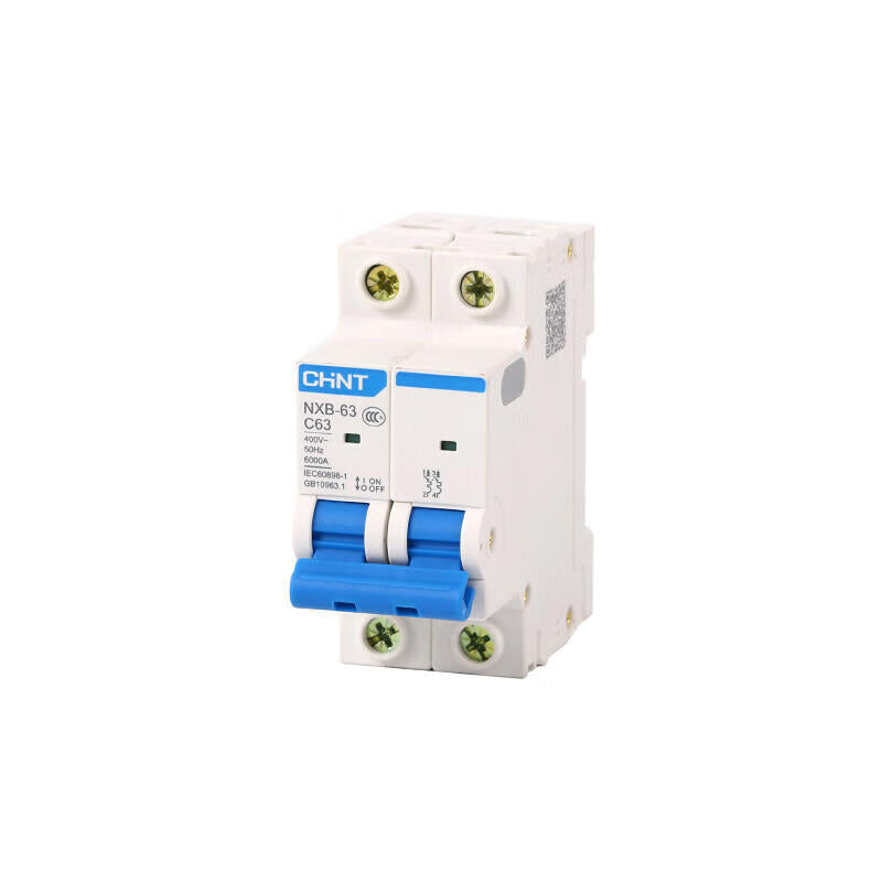Chint small circuit breaker; NXB-63 2P C2