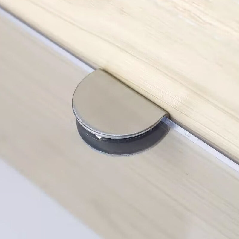 Deqi Stainless Steel Glass Clip, Bracket, Partition Glass Fixing Clip, Glass Fixing Support, Glass Accessories, Large Rectangular Size (Can clamp 8-13mm)