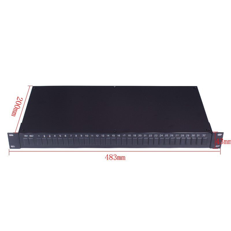 Bluemail 1:16 Fiber Optic Splitter Rack Mounted SC-APC