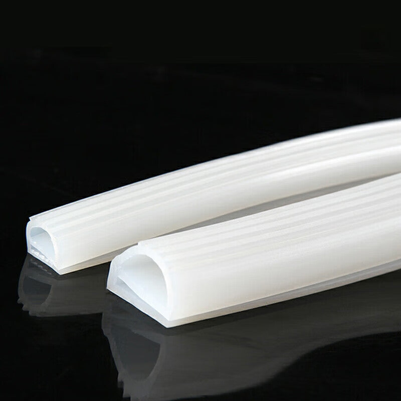 Find Gangbaba E-type silicone high-temperature resistant sealing strips, white/width 20*height 16mm, price per meter, 48-hour service.