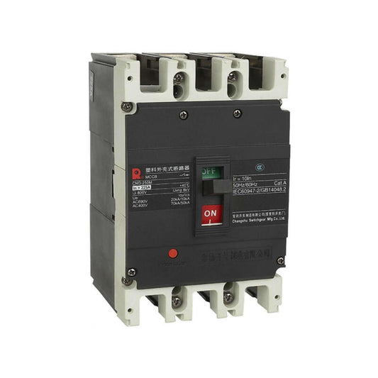 Changshu CM3-250M/3300 250A 3P Molded Case Circuit Breaker 70kA