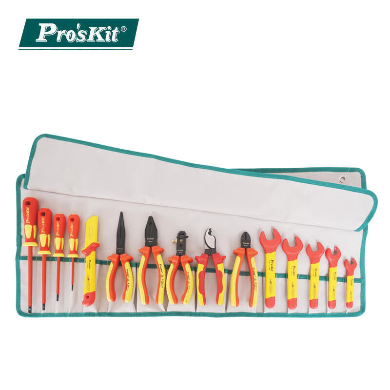 Baogong VDE1000V High Voltage Insulation Bag Tool Set PK-2813M