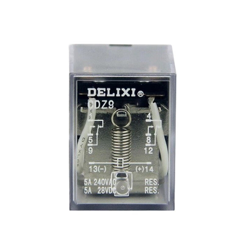 DELIXI ELECTRIC small relay CDZ9FL-52P DC127V/piece