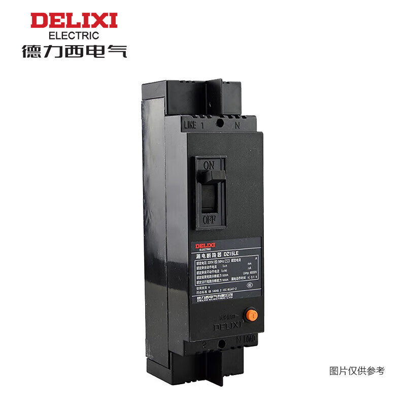 Delixi DZ15LE 63A 2P Circuit Breaker with Leakage Protection