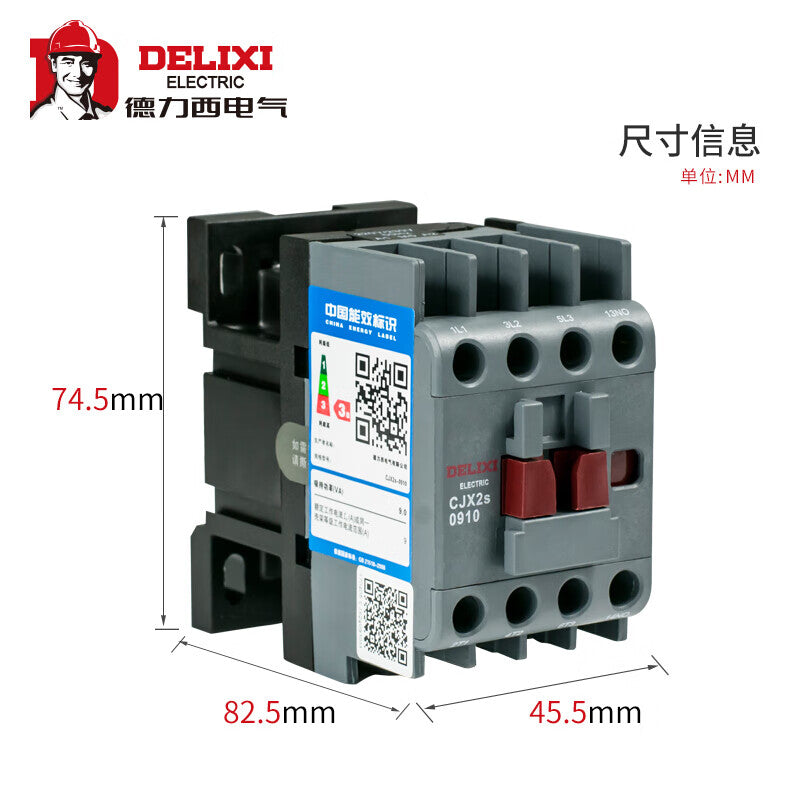 Delixi Electrical AC contactor; CJX2s-0910 220V/230V 50/60Hz
