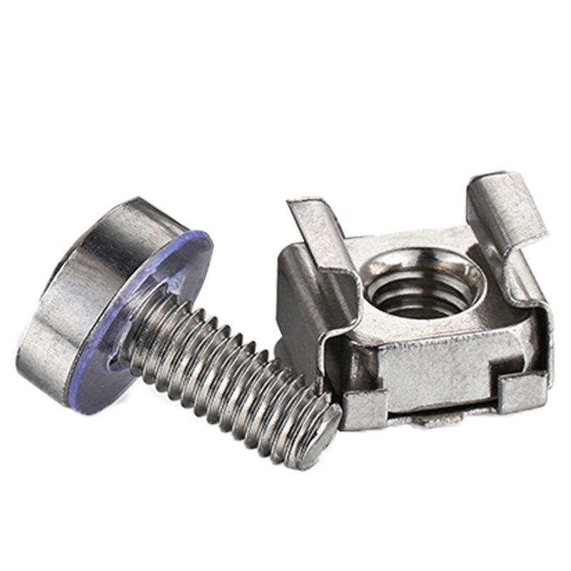 Vertical and horizontal cabinet cabinet cross screw M6 network server cabinet screw tray screw nut 30 sets