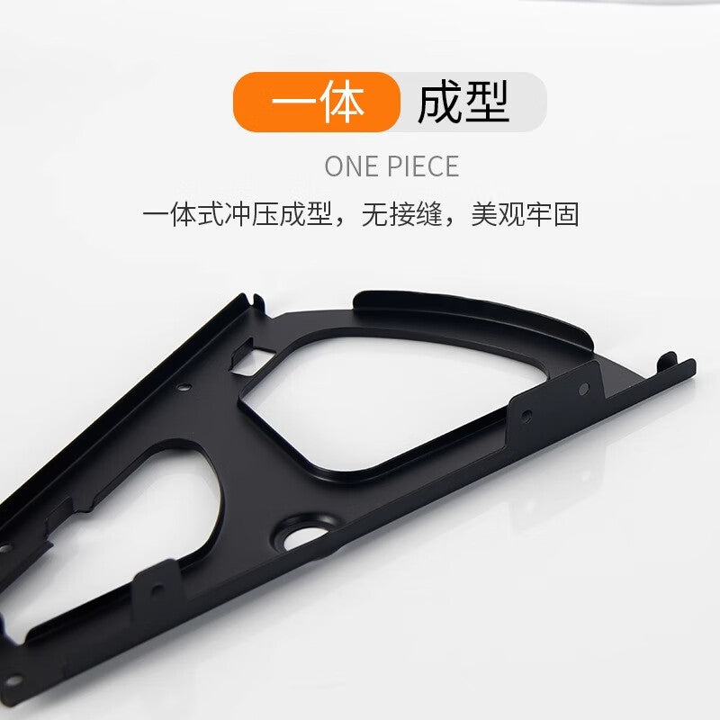 Panggu Precision Flip-Down Shoe Rack Hardware Accessories, Rotating Shoe Rack Connecting Bracket, Three-Layer Gray Cold-Rolled Steel