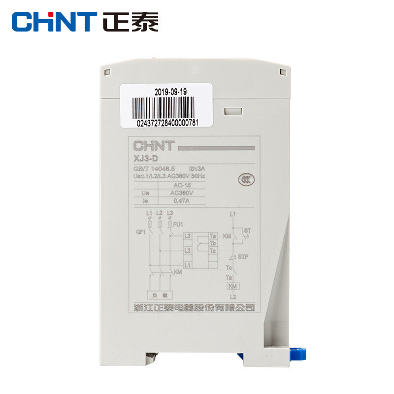 Chint XJ3-D AC380V Phase Sequence Protector Relay