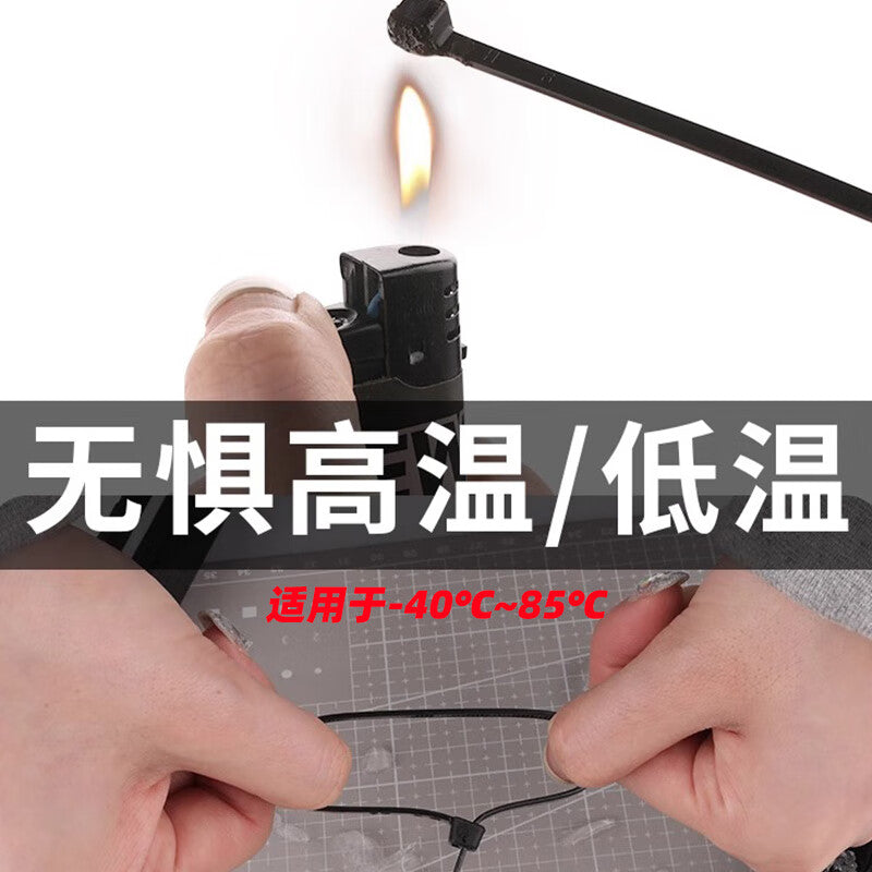 GREENER 3.6x200x200 Cable Ties - Small nylon straps for fixing and easy-tightening computer bundles