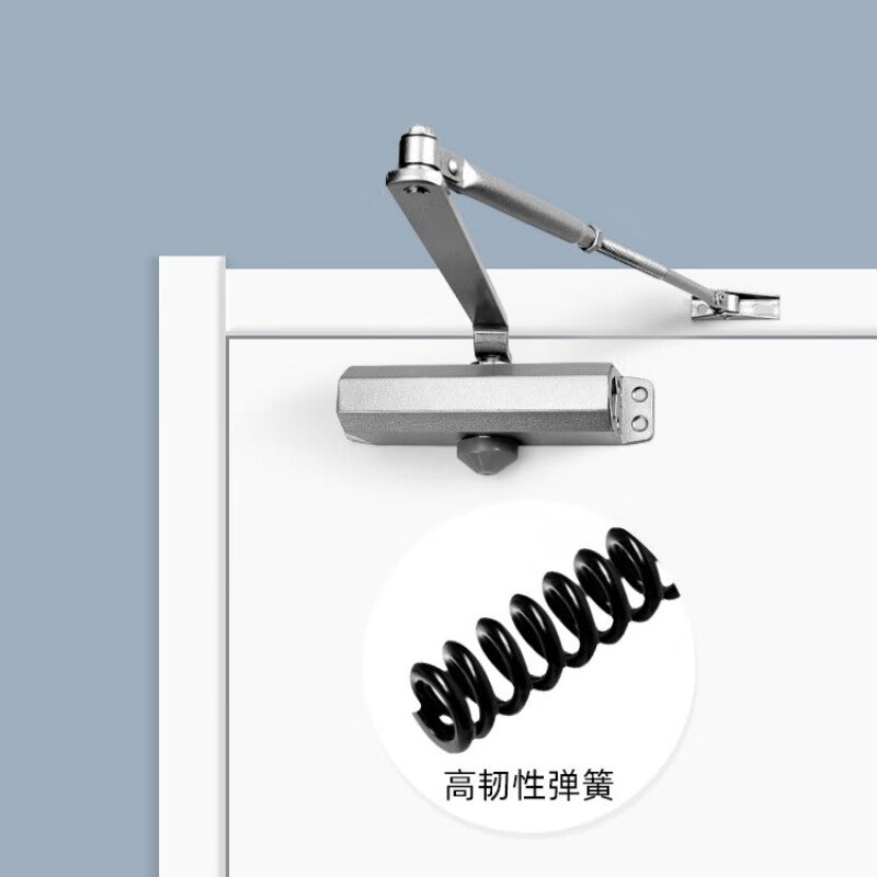 Sunward Products Automatic Door Closer, Sliding Door Closer, Hydraulic Buffer, Large Size, 90° Positioning