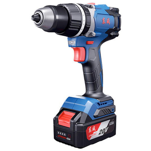Dongcheng 20V rechargeable brushless drill DCJZ06-13E (two batteries and one charger 4.0Ahx2); 00001110047