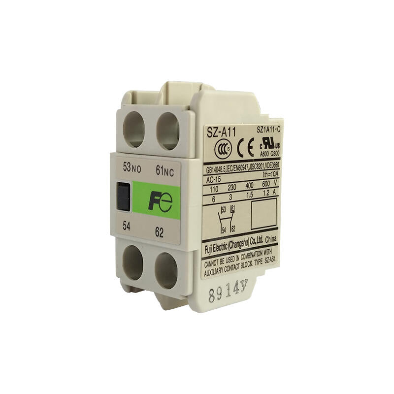 Fuji Electric contactor accessories, auxiliary contact unit (top mounting); SZ-A11-C