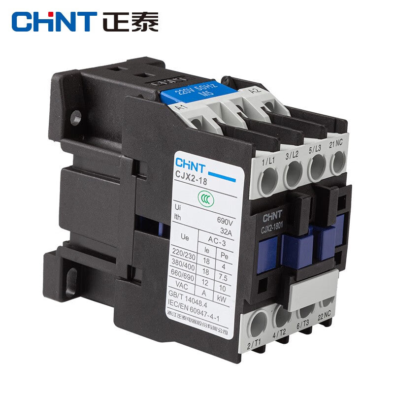 Chint CJX2-1801 110V AC Contactor Relay