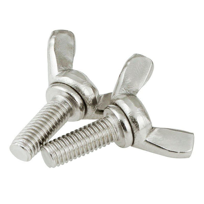Bairuit 304 Stainless Steel Wing Screws, Tightening Screws, Butterfly-Shaped Claw Bolts M4*20 [3 Pieces] 304 Stainless Steel