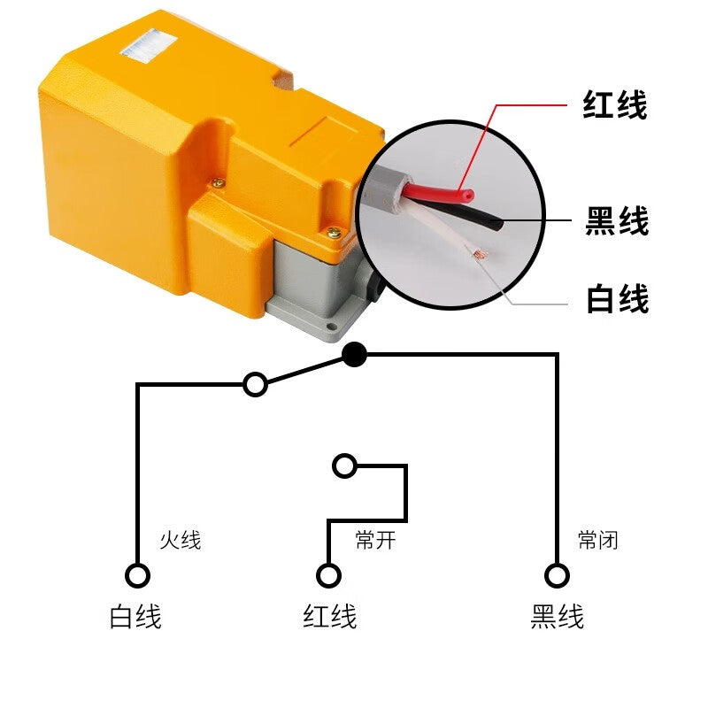 Baidate Foot Switch LTH1/6 MDB-L21 with Protective Thick Aluminum Shell for Punch Presses, Hydraulic Extrusion Textile Machines, LTH-1/6 Yellow Shell with Silver Dot Self-Resetting