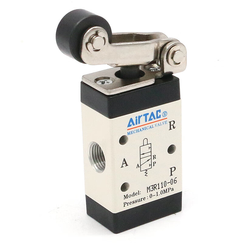 AirTAC Roller Lever Mechanical Valve (1/8); M3R11006