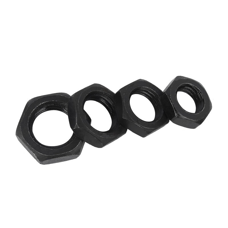Guwanji GWJ-172 Hexagonal Thin Nut, Grade 8.8 High Strength Fine Thread Hexagonal Nut, Fine Thread M14 [50 pieces] Standard Thread