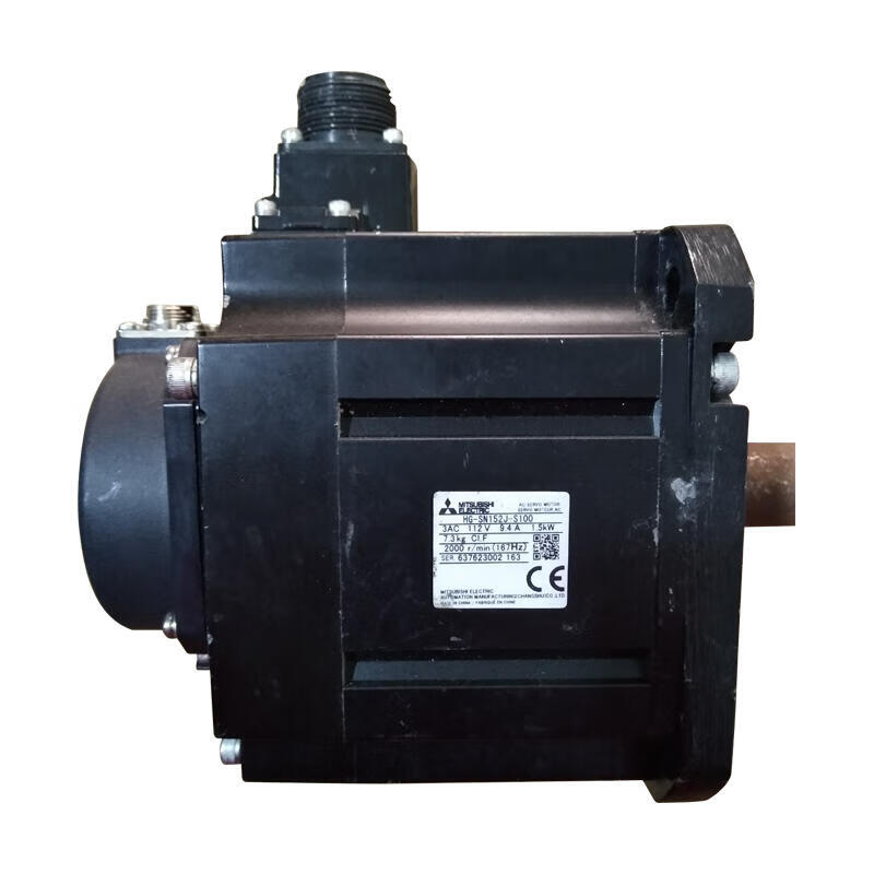 Mitsubishi Electric 1.5KW servo motor medium inertia 2000r/min straight shaft, with oil seal; HG-SN152J-S100