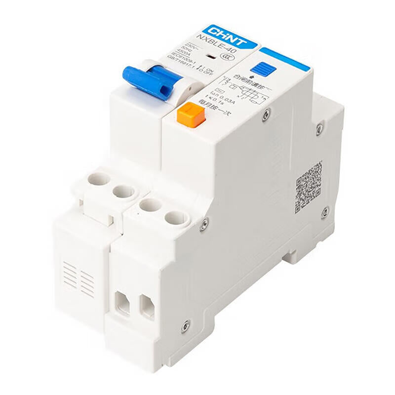 Chint residual current operated circuit breaker; NXBLE-40 1P+N D20 0.03A 4.5kA