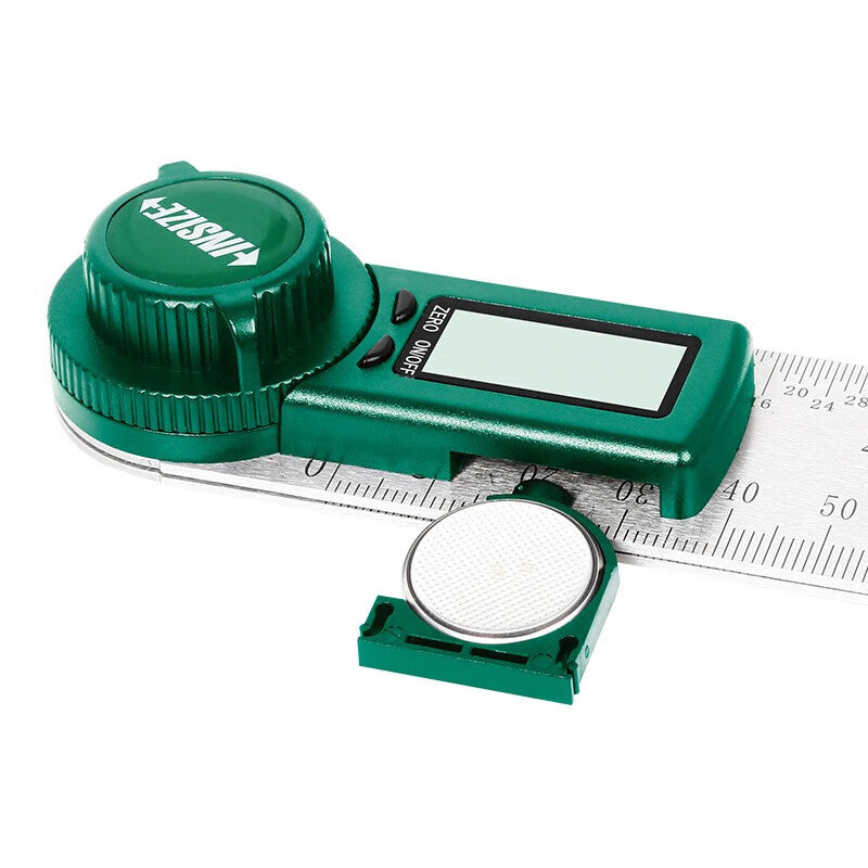 INSIZE Digital Protractor, Angle Gauge, Electronic Protractor 360° Measuring Tool 2176-300, Measuring Range 300mm