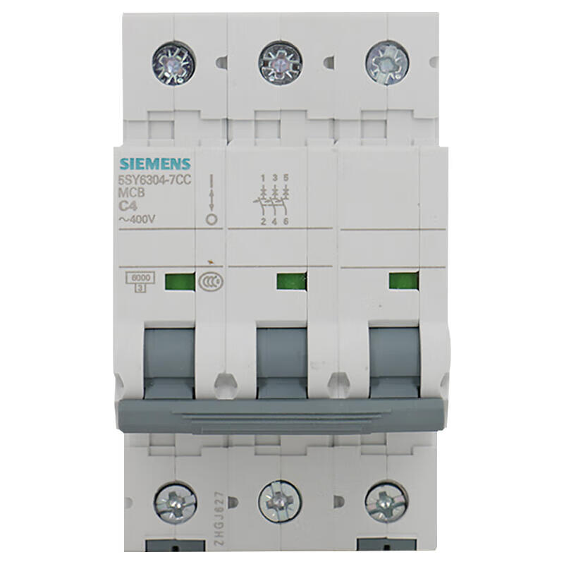 Siemens 63A 3P C Miniature Circuit Breaker 10kA - ET-5SY Model
