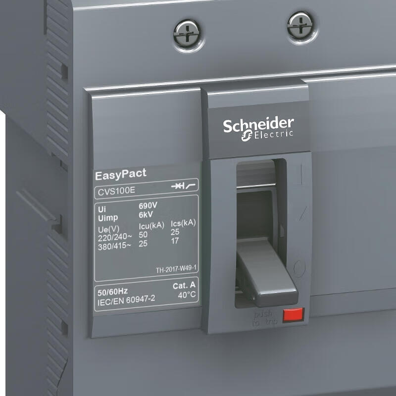 Schneider Electric CVS100E TM60D 3P3D Molded Case Circuit Breaker