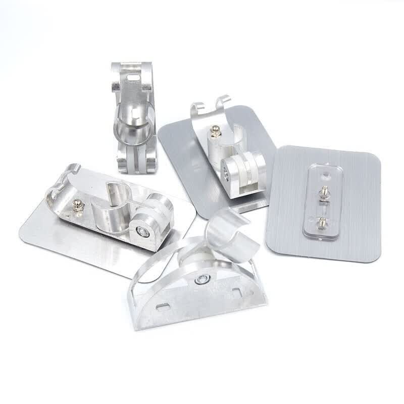 Haisdike HKSY-25 Space Aluminum Shower Head Holder, Adjustable Shower Head Mount, No-Drill Aluminum Base (Carton Packaging)