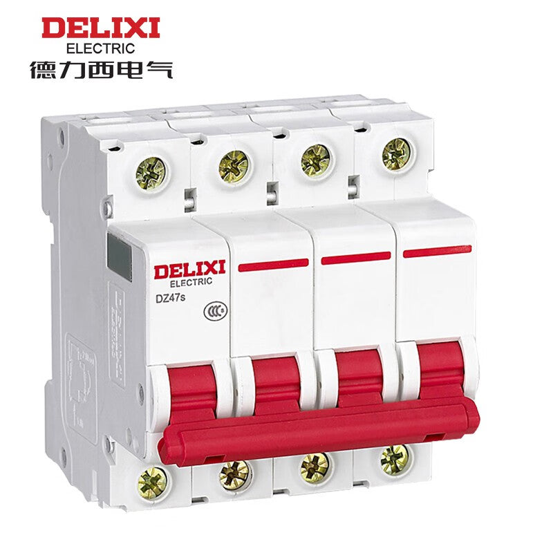 Delixi DZ47s 4P C 10A 6KA 400VAC DZ47SN4C10 miniature circuit breaker