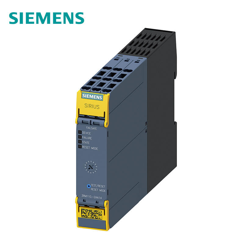 Siemens fail-safe direct starter, 500V, 0.55-3kW, 1.6-7A, 110-230VAC cage card connection; 3RM11072AA14