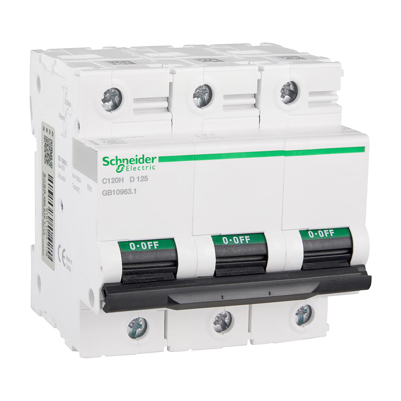 Schneider Electric circuit breaker; C120H 3P D 125A