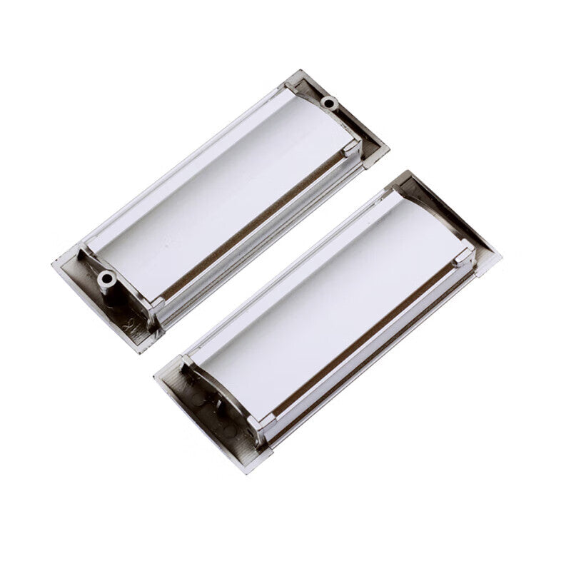 Deyu Crafts Handles, Cabinet Door Handles, Recessed Handles, 10 pieces/pack, Price per pack, Stainless Steel/Regular Style, Silver