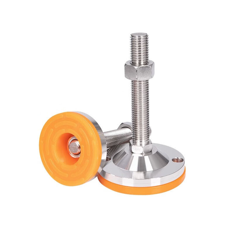 Sunward 304 Stainless Steel Foot Screws, Heavy Duty Anti-slip Shock Absorbing Adjustable Support Feet D80-M12*100