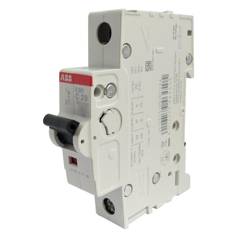 ABB S200 series miniature circuit breakers; S201-C20