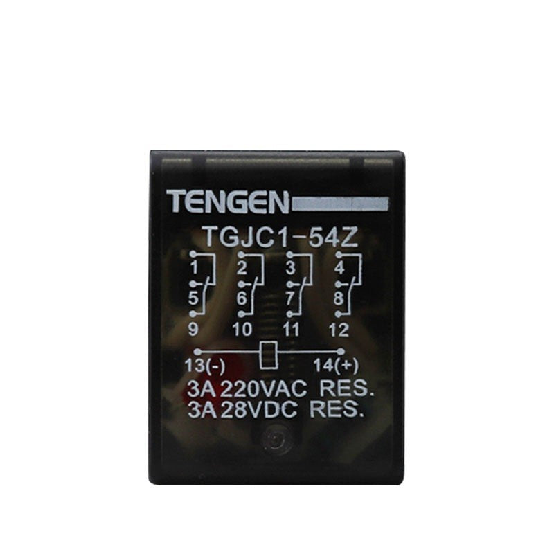 Tianzheng Electric TENGEN TGJC1-52Z DC24V DC small electromagnetic relay