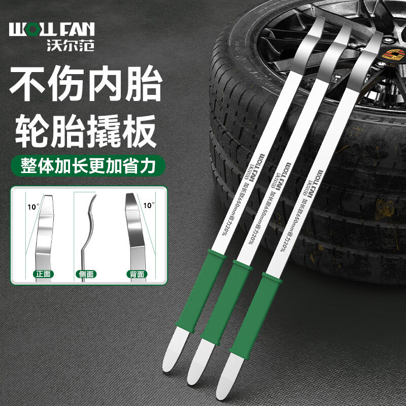 Volvan tire changer, tire repair tool, special tire repair pry bar, hook, flat pry bar, extended pry bar
