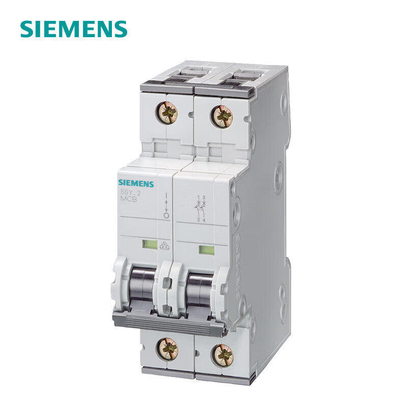 Siemens 5SY6210-6CC Type B 10A 2P 6KA Circuit Breaker