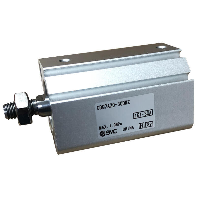 SMC thin cylinder, standard type: single rod double acting, built-in magnetic ring; CDQ2A12-10DMZ