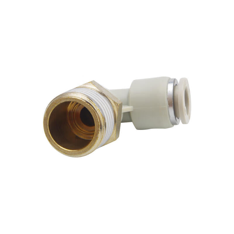 AirTAC L-Type Threaded Pipe Fitting M5 for φ6mm Pipe - X-APL6M5