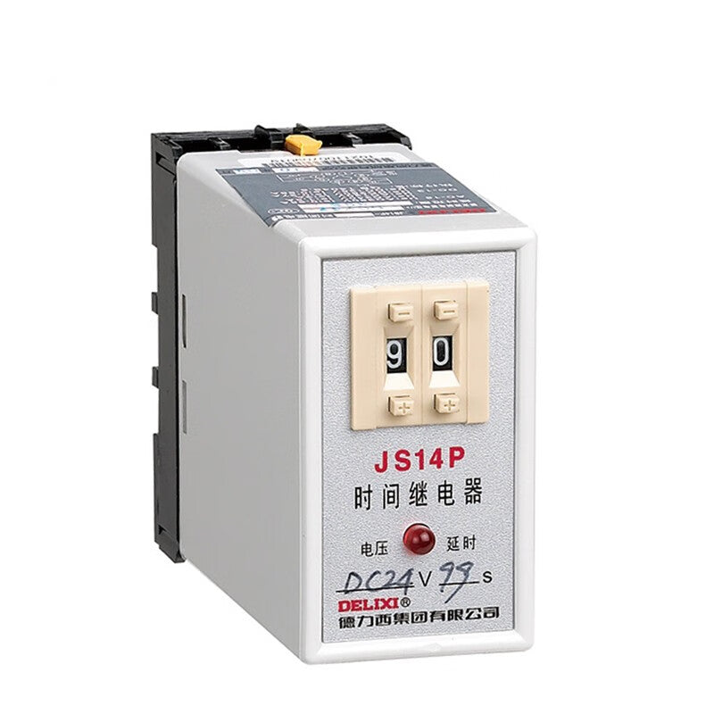 Delixi Electric Digital Time Relay JS14P-D 9.9S AC380V