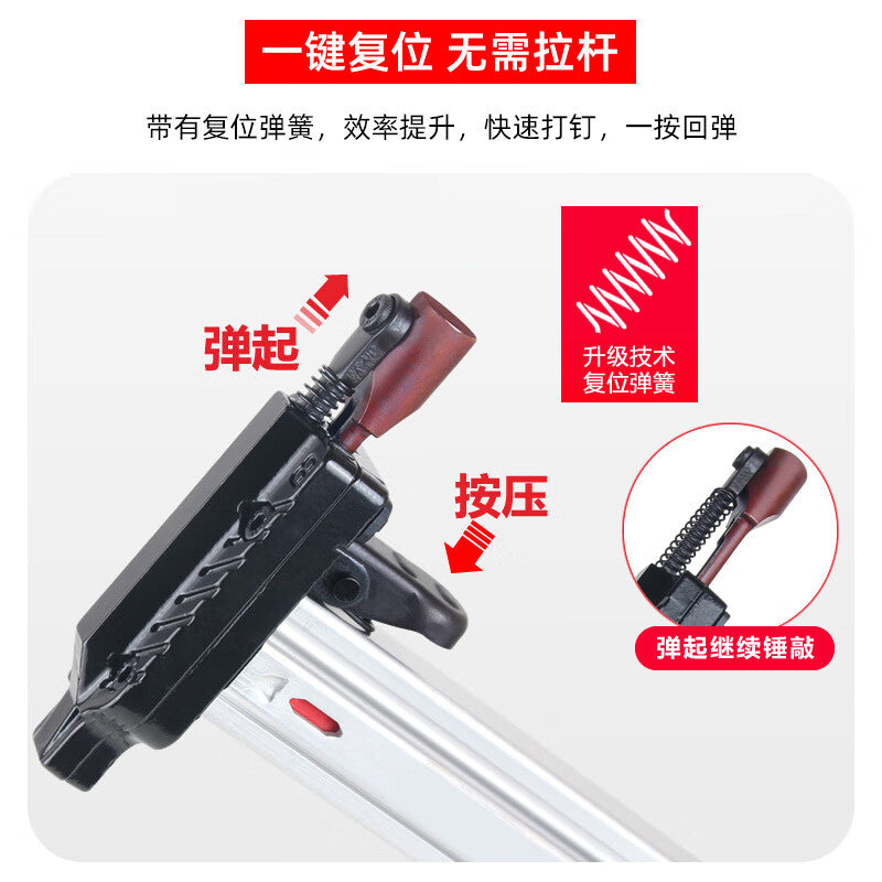 LETA ST18B semi-automatic cement nail gun and manual nailing machine LT7050 for fixing cable trays.