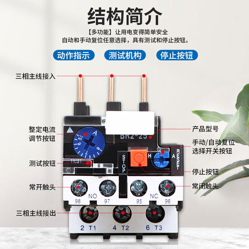 BERM Thermal Overload Relay NR2-25/Z 30-40A Protector