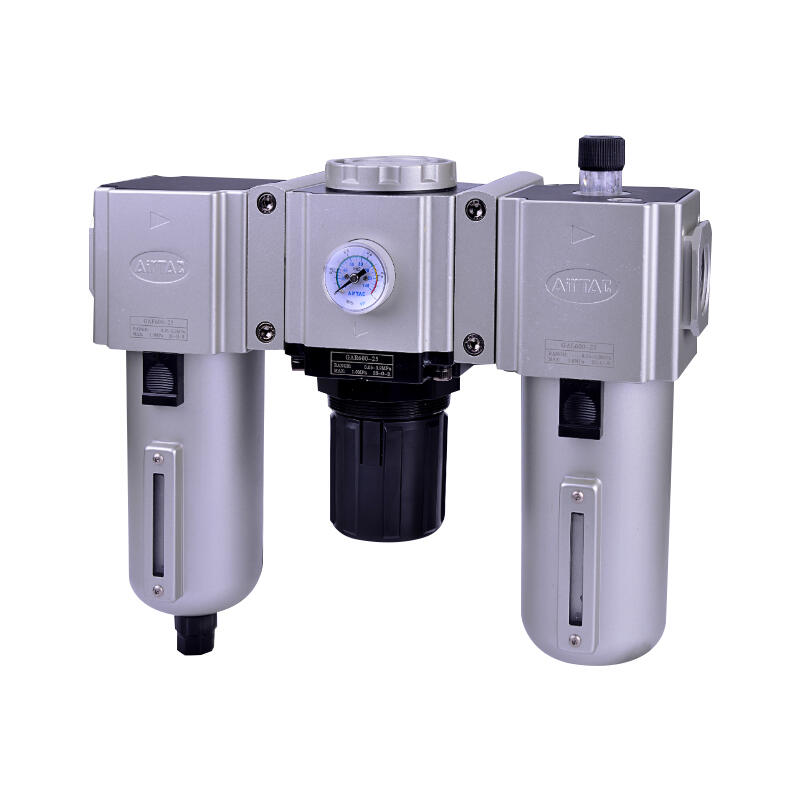 AirTAC air source treatment component - triplex (filter + pressure regulating valve + oil mist collector); GAC30010S