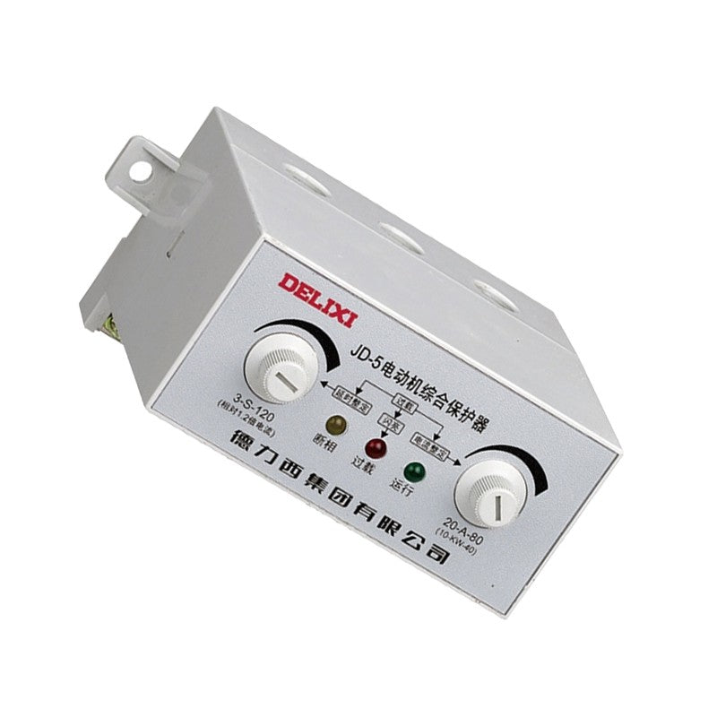 Delixi JD-5 Electric Motor Protector AC380V 0.5-5A