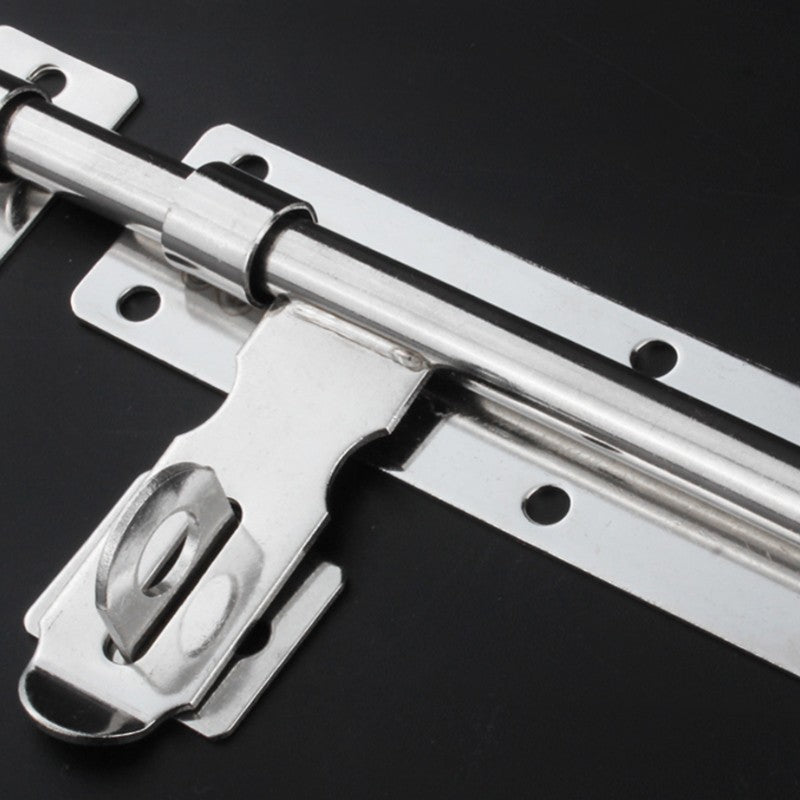 Haisdick Thickened Stainless Steel Door Lock Bolt (Concealed) 1 Piece with Buckle, 6-inch (Minimum Order 4 Pieces) HKZ-57
