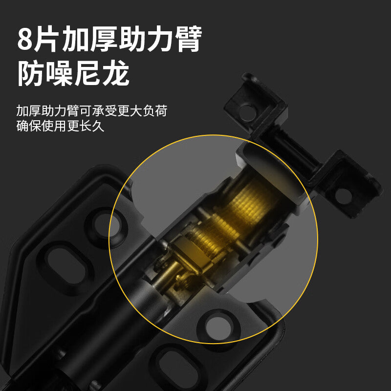 Spacecraft aluminum frame door hinges, glass door square head damping buffer wine cabinet hinges, round head narrow edge hinges, minimalist door pipe hinges, round head silver large bend/no cap/2 pieces per pack