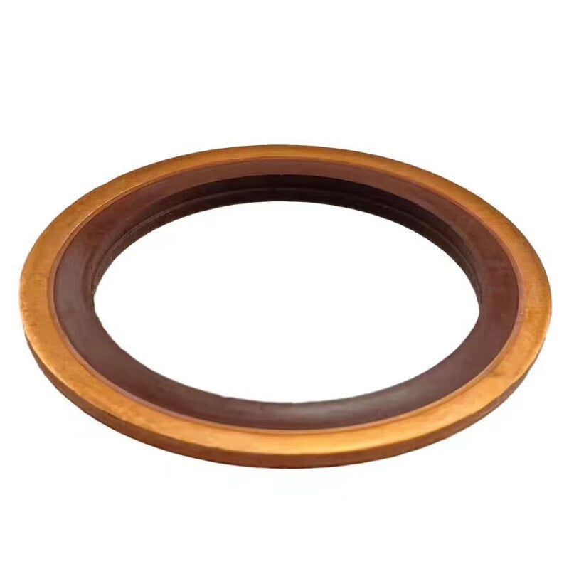 ZHIDE Copper Fluororubber Composite Gasket (Semi-enclosed Gasket), High Temperature Resistant, M42, 3-5 Days Delivery