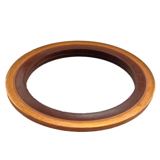 ZHIDE Copper Fluororubber Composite Gasket (Semi-enclosed Gasket), High Temperature Resistant, M42, 3-5 Days Delivery