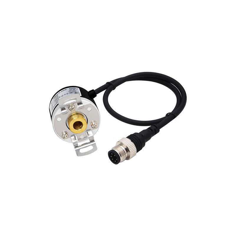 Autonics hollow shaft incremental rotary encoder 1024P/R linear drive output DC5V cable 2m outer diameter φ40mm shaft diameter φ12mm; E40H12-1024-6-L-5