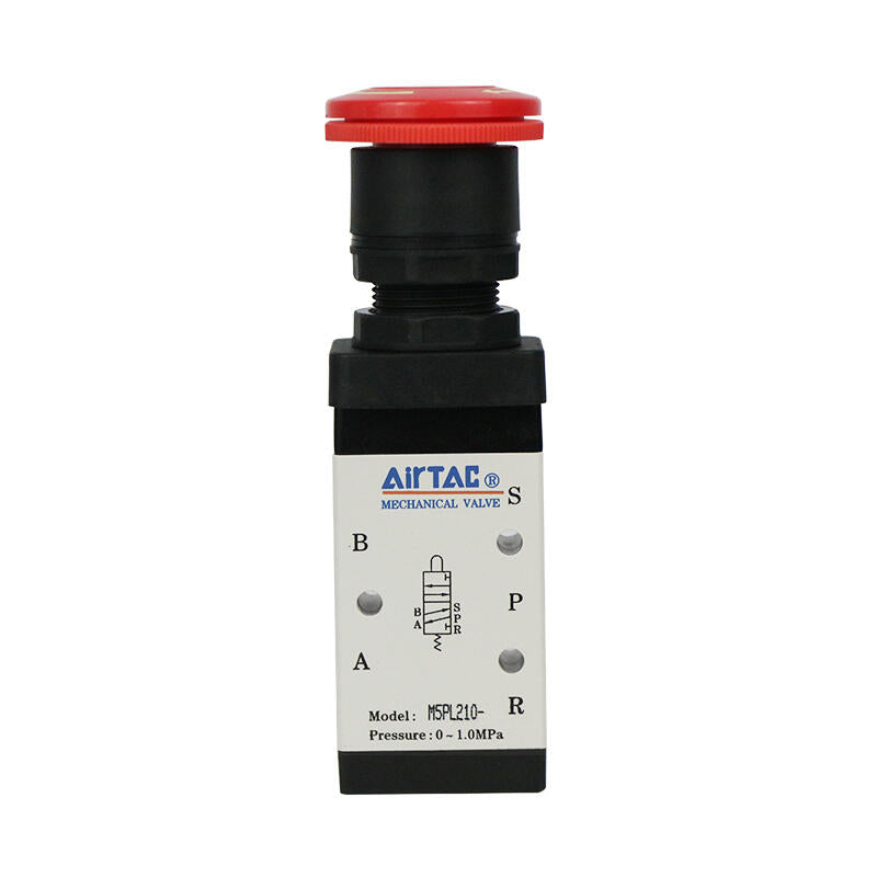 AirTAC Parking Rotary Button Manual Valve (1/8); M5PL21006R