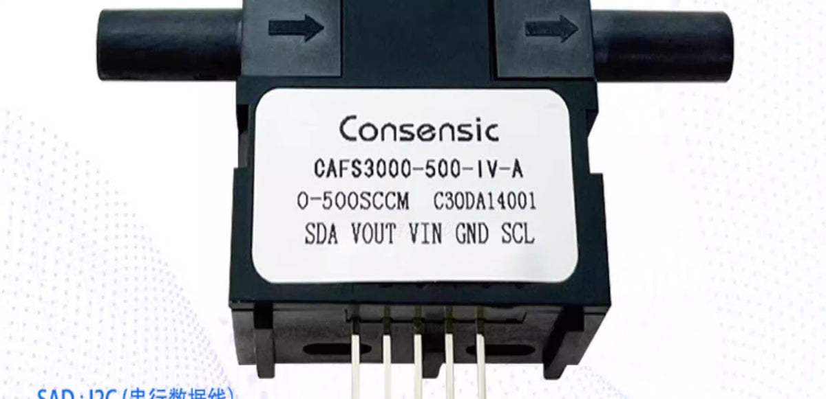 USAMR oxygen concentrator drying miniature mass flow meter; CAFS3000 gas flow sensor for respirators.